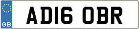 Truck License Plate